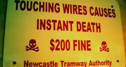 Touching wirses causes instant death penalty $200